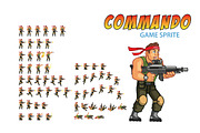 Commando Game Sprite
