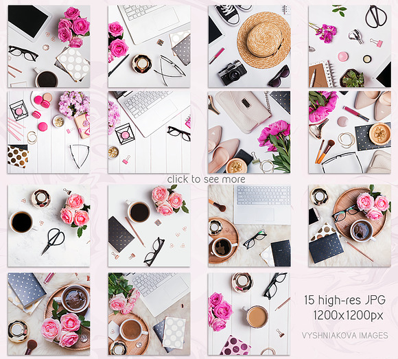 Flat lays vol2 in Instagram Templates - product preview 3