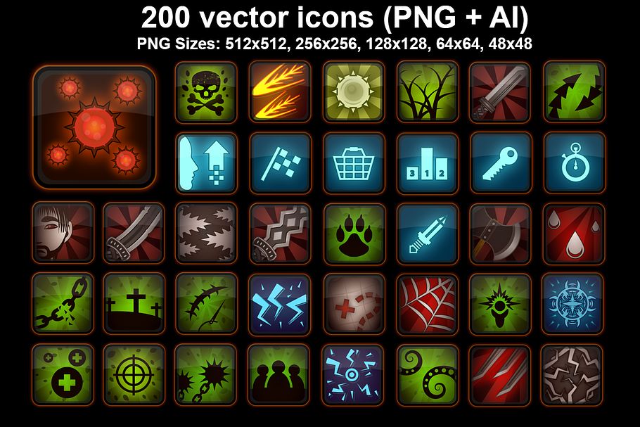 Skills Game Asset in Game Icons - product preview 8