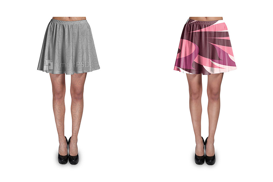 Mini Skirt Design Mockup