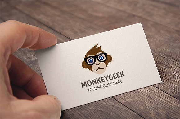 Monkey Geek Logo in Logo Templates - product preview 2