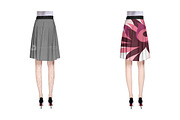 A-Line Skirt Design Mock-up