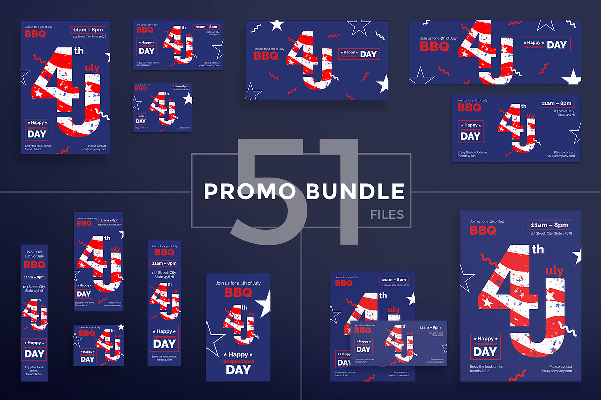 Promo Bundle | Independence Day in Templates - product preview 8