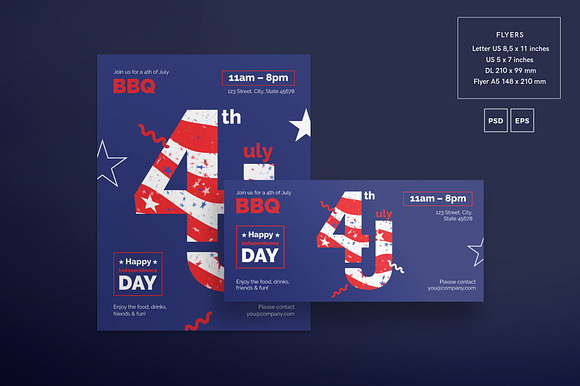 Promo Bundle | Independence Day in Templates - product preview 1