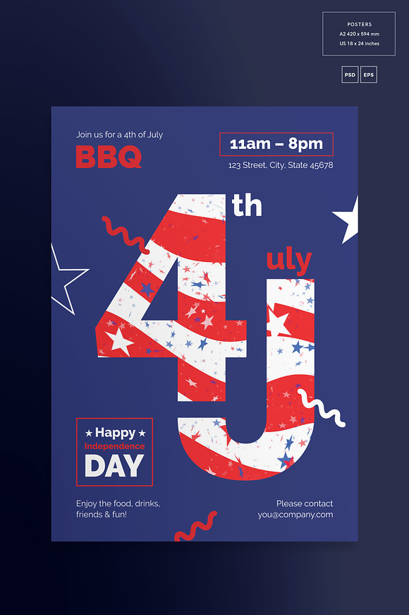 Promo Bundle | Independence Day in Templates - product preview 3