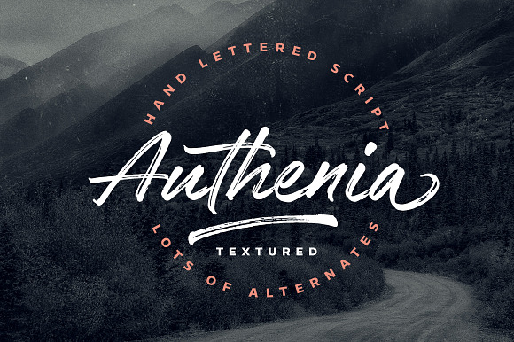 Authenia Textured in Urban Fonts - product preview 10