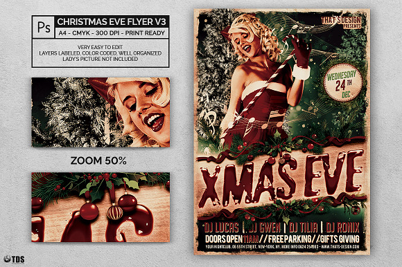 Christmas Eve Flyer Template V3 in Flyer Templates - product preview 1