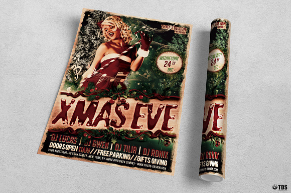 Christmas Eve Flyer Template V3 in Flyer Templates - product preview 2
