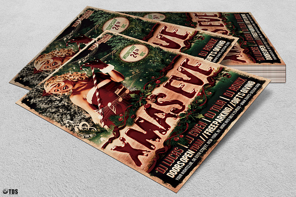 Christmas Eve Flyer Template V3 in Flyer Templates - product preview 3
