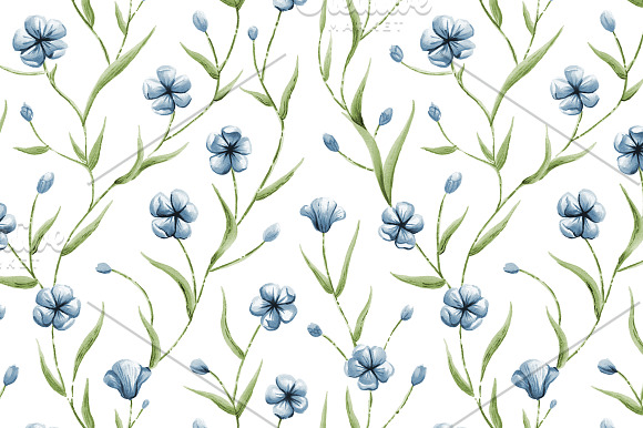 Floral and Blueberry Patterns in Patterns - product preview 2