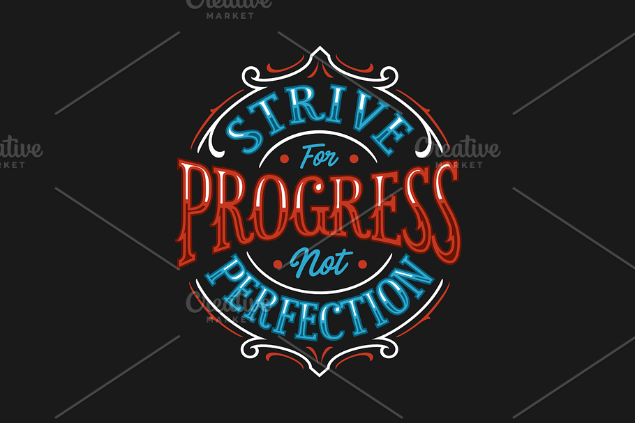 Strive for Progress not Prefection in Illustrations - product preview 8