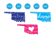 Oklahoma SVG Cut Files and Clipart