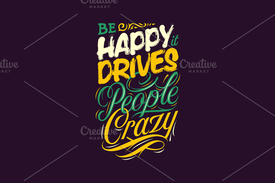 Be Happy It Drives People Crazy in Illustrations - product preview 8
