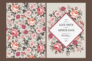 Wedding Flowers Rose Card Frame