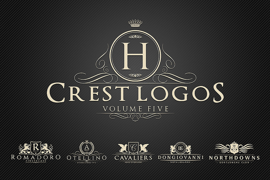 Heraldic Crest Logos Vol.5