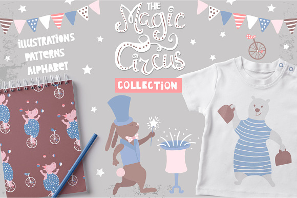 Magic circus graphic collection in Illustrations - product preview 3