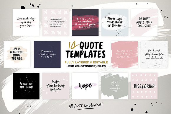 Instaquote Lettering Kit in Display Fonts - product preview 2