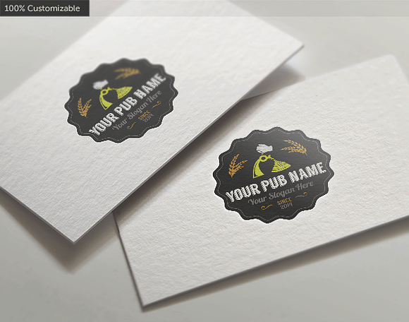 Draft Beer Label Logo in Logo Templates - product preview 1