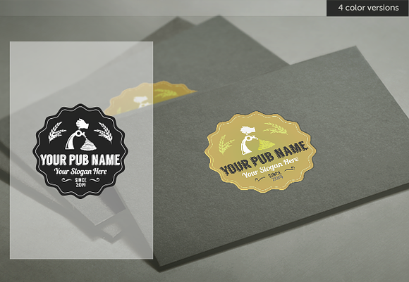 Draft Beer Label Logo in Logo Templates - product preview 2