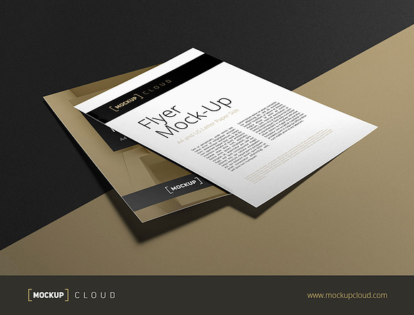 Flyer Mock-Up in Print Mockups - product preview 2