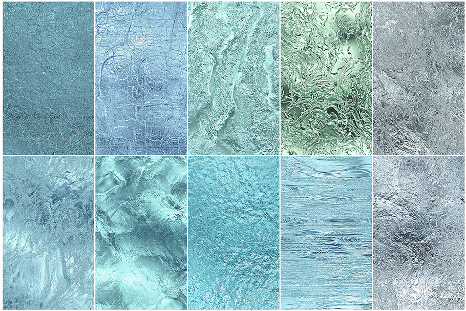 40 Ice Seamless HD Textures Bundle in Textures - product preview 8