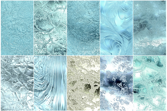 40 Ice Seamless HD Textures Bundle in Textures - product preview 1