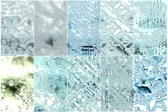 40 Ice Seamless HD Textures Bundle in Textures - product preview 2
