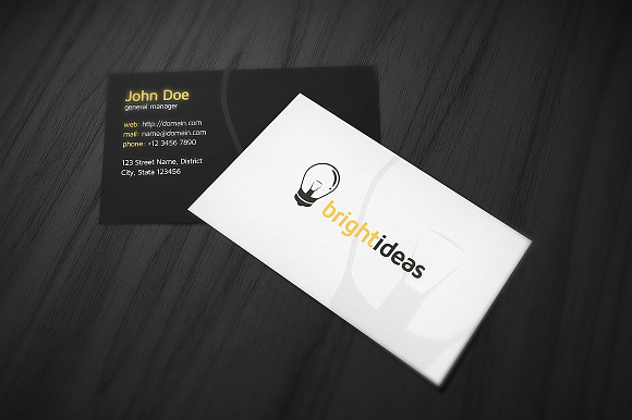 3 Realistic Business Card Mockups #2 in Print Mockups - product preview 2