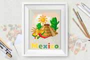 Mexico. Vector illustration
