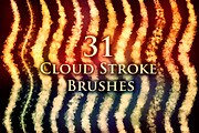 31 Cloud Stroke Brushes