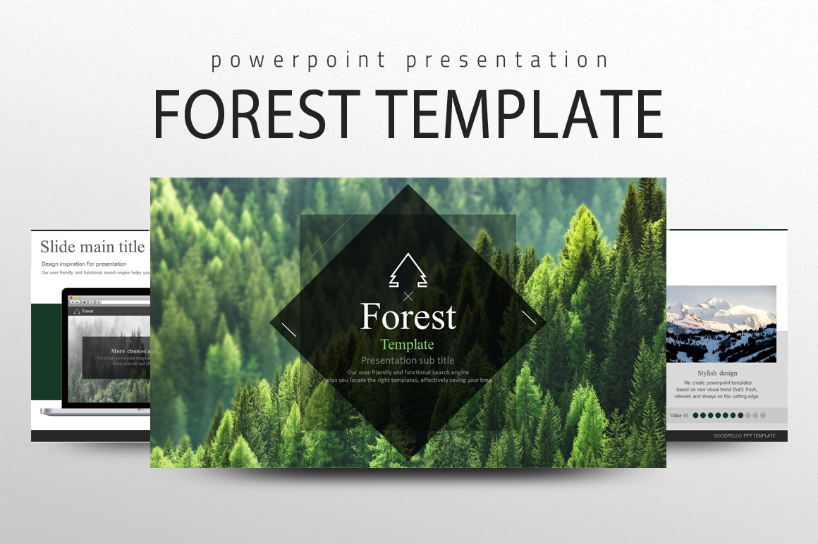Forest Template Creative PowerPoint Templates Creative Market