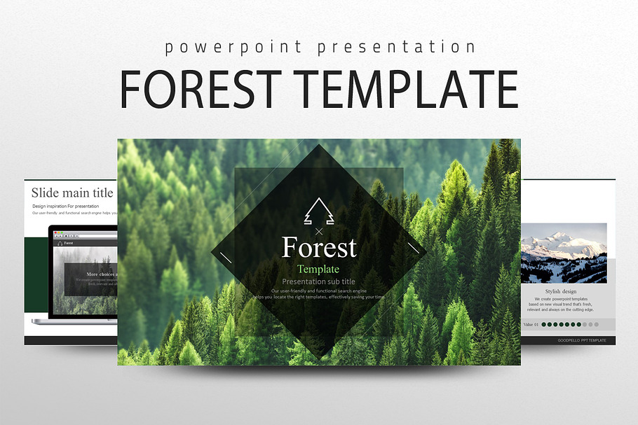 Forest Template in PowerPoint Templates - product preview 8