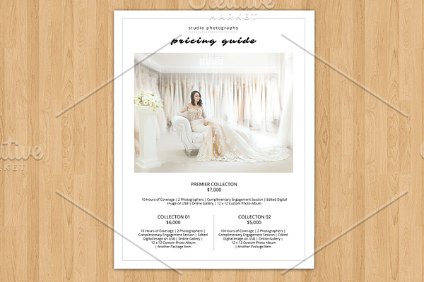 Wedding Photography Price List V616