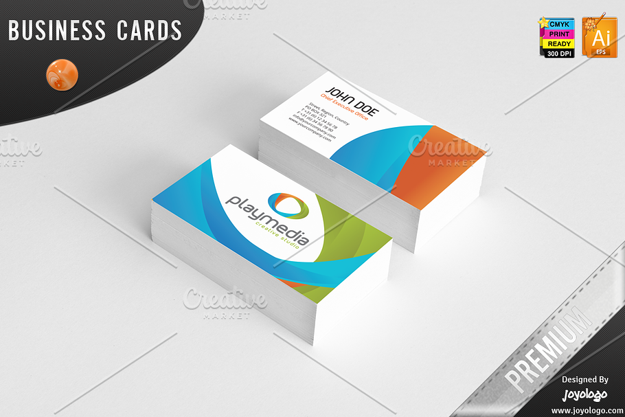 3D Play Media Business Cards
