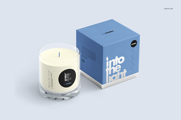 Candle Mockup Set in Product Mockups - product preview 1