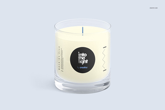 Candle Mockup Set in Product Mockups - product preview 3