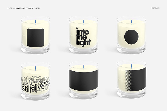 Candle Mockup Set in Product Mockups - product preview 6