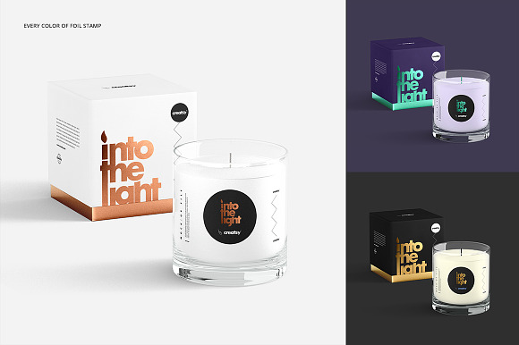 Candle Mockup Set in Product Mockups - product preview 7