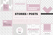 Simple Line Instagram Pack