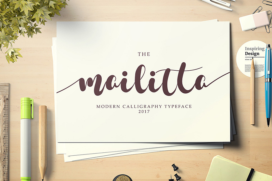 Mailitta in Script Fonts - product preview 8