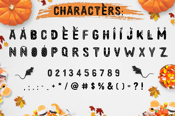Spooky font + EXTRAS! in Scary Fonts - product preview 1