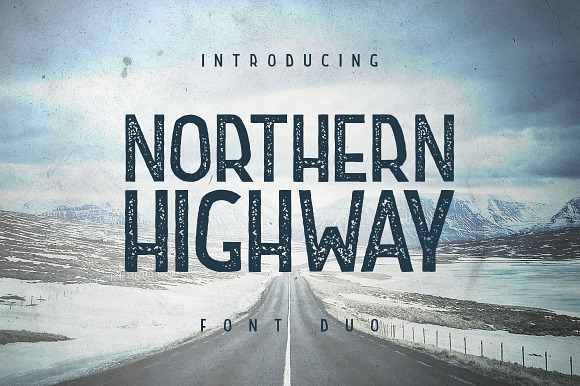 Northern Highway - Font Duo in Roman Fonts - product preview 5