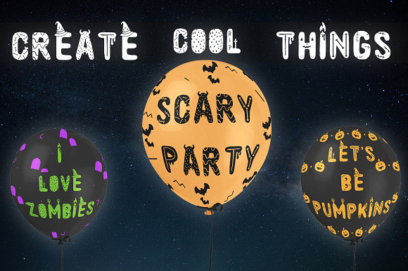 Spooky font + EXTRAS! in Scary Fonts - product preview 3