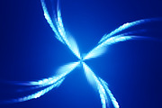 Blue abstract digital swirl illustration background