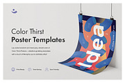 Color Thirst Poster Templates