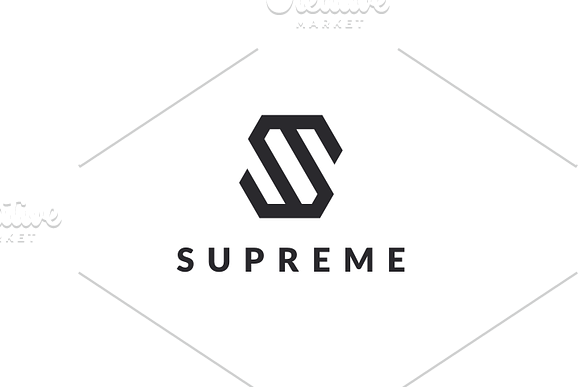 Supreme - S Logo in Logo Templates - product preview 2