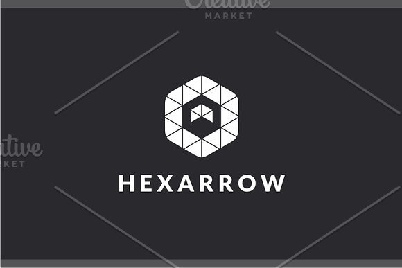 Hexa Arrow Logo in Logo Templates - product preview 2
