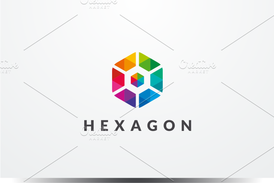 Hexagon Logo in Logo Templates - product preview 8