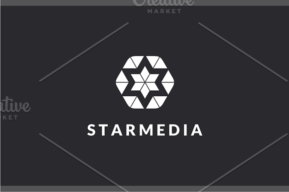 Star Media Logo in Logo Templates - product preview 2