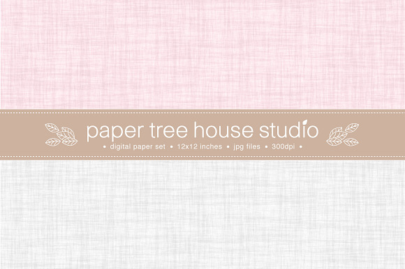 Natural Linen Backgrounds / Textures in Textures - product preview 3